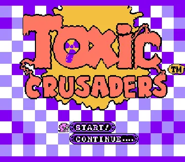 Toxic Crusaders (USA) screen shot title